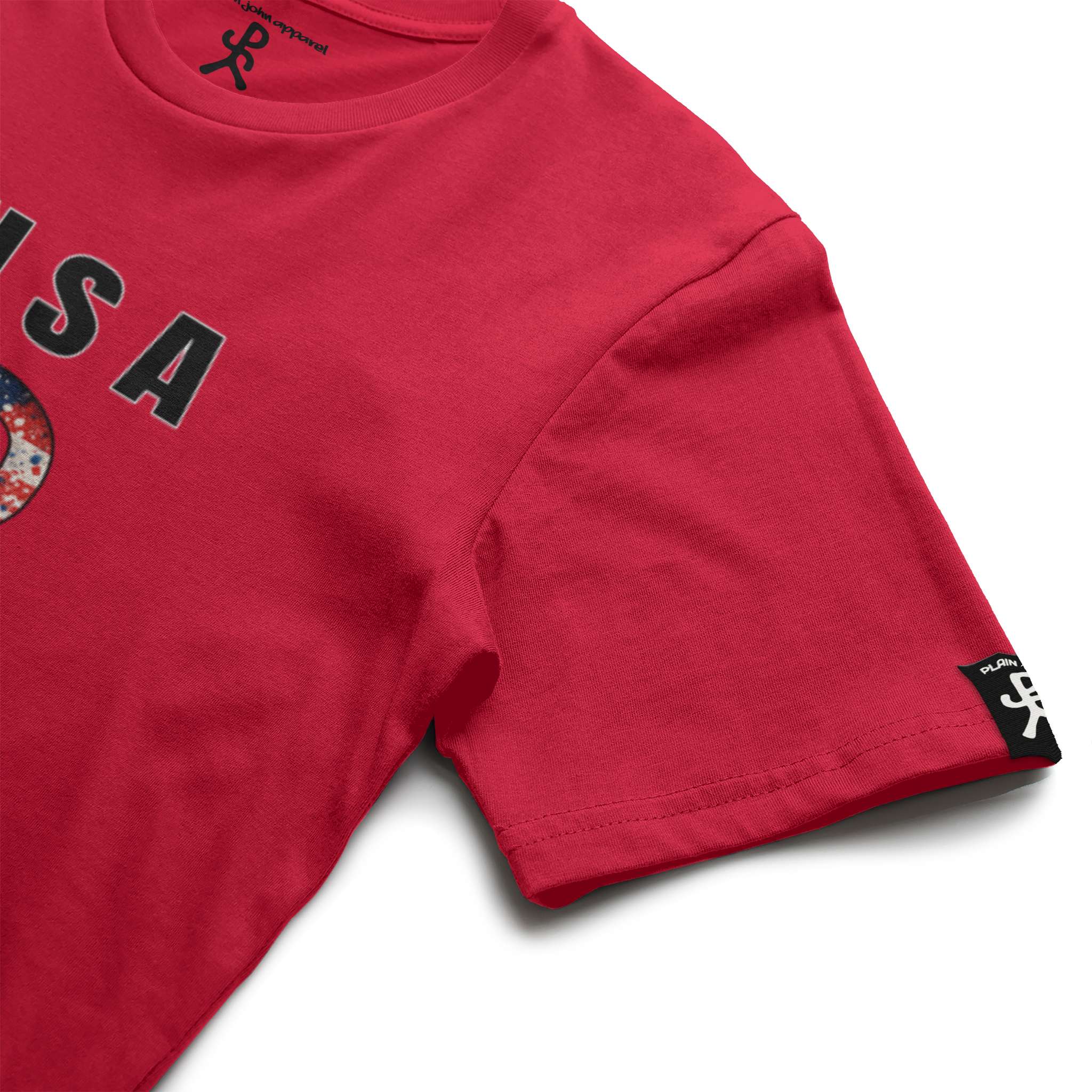 USA Red Running Man Tee