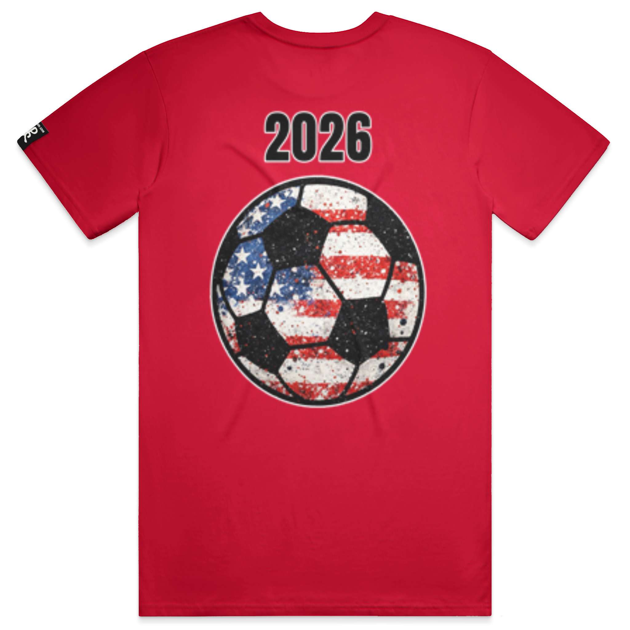 USA Red Running Man Tee